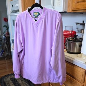 Cabela's XL Reg Ladies Lavender V-Neck Pullover